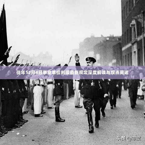 事业单位判缓最新规定深度解读与观点阐述,历年12月4日分析总结报告