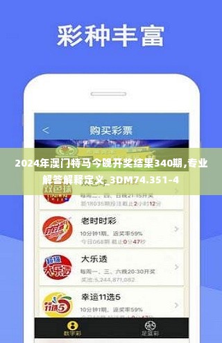 2024年澳门特马今晚开奖结果340期,专业解答解释定义_3DM74.351-4