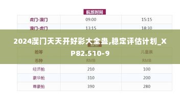 2024澳门天天开好彩大全蛊,稳定评估计划_XP82.510-9