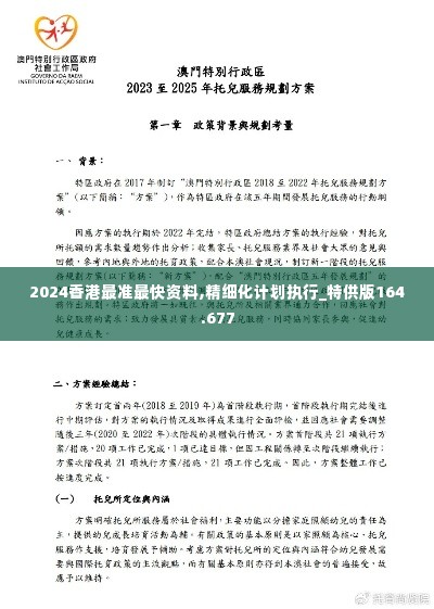 2024香港最准最快资料,精细化计划执行_特供版164.677