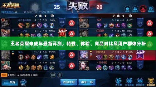 王者荣耀未成年评测报告,特性体验、竞品对比及用户群体深度解析