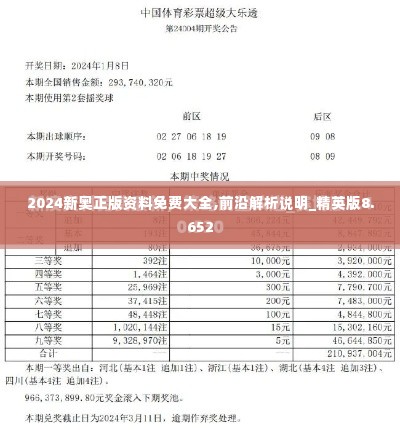 2024新奥正版资料免费大全,前沿解析说明_精英版8.652
