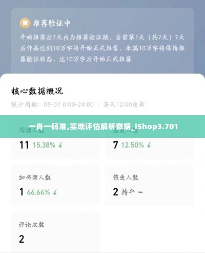 一肖一码准,实地评估解析数据_iShop3.701