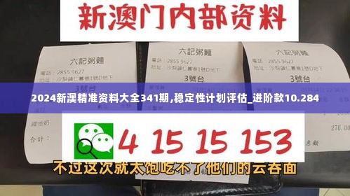 2024新澳精准资料大全341期,稳定性计划评估_进阶款10.284