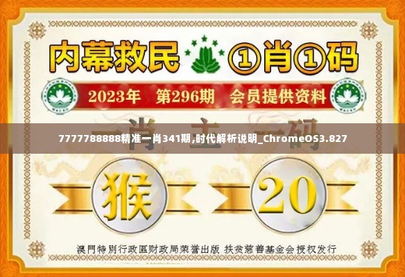 7777788888精准一肖341期,时代解析说明_ChromeOS3.827