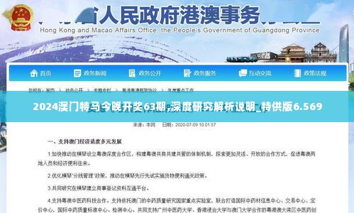 2024澳门特马今晚开奖63期,深度研究解析说明_特供版6.569