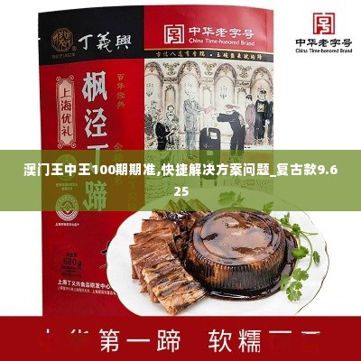 澳门王中王100期期准,快捷解决方案问题_复古款9.625