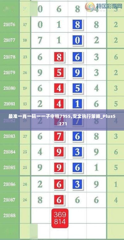 最准一肖一码一一子中特7955,安全执行策略_Plus5.271