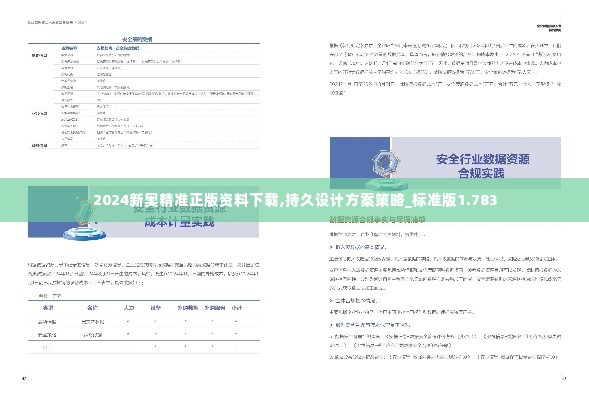 2024新奥精准正版资料下载,持久设计方案策略_标准版1.783