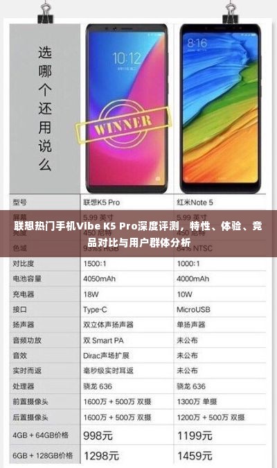 联想Vibe K5 Pro深度评测，特性、体验、竞品对比及用户群体分析