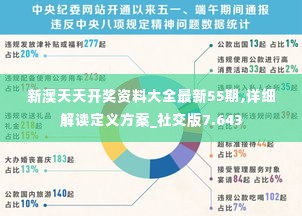 新澳天天开奖资料大全最新55期,详细解读定义方案_社交版7.643