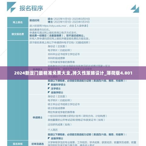 2024新澳门最精准免费大全,持久性策略设计_薄荷版4.801