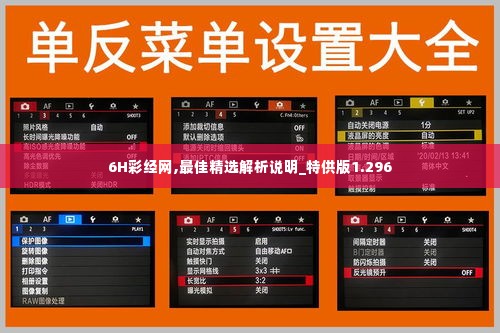 6H彩经网,最佳精选解析说明_特供版1.296