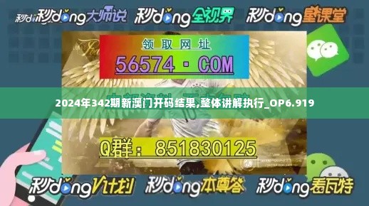 2024年342期新澳门开码结果,整体讲解执行_OP6.919