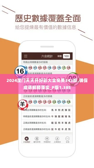 2024澳门天天开好彩大全免费343期,确保成语解释落实_P版1.385