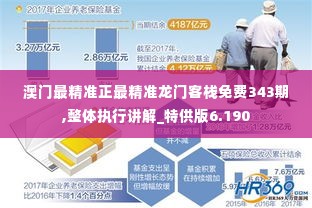 澳门最精准正最精准龙门客栈免费343期,整体执行讲解_特供版6.190