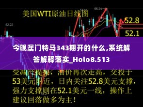 今晚澳门特马343期开的什么,系统解答解释落实_Holo8.513