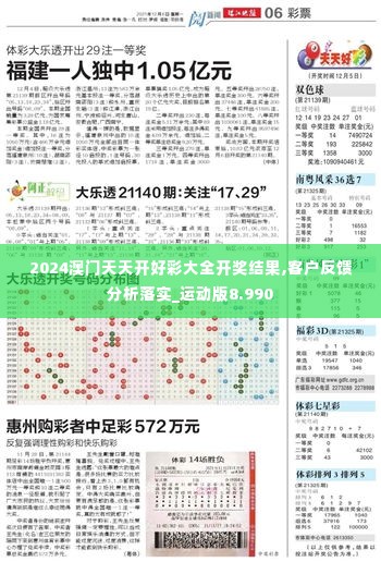 2024澳门天天开好彩大全开奖结果,客户反馈分析落实_运动版8.990