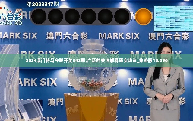 2024澳门特马今晚开奖343期,广泛的关注解释落实热议_策略版10.596