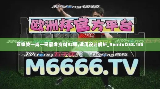 管家婆一肖一码最准资料92期,适用设计解析_RemixOS8.155