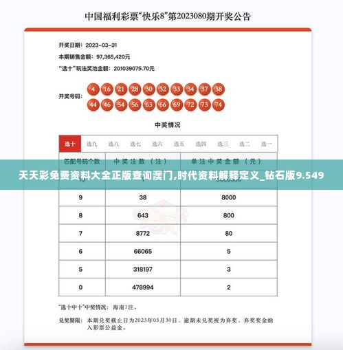 天天彩免费资料大全正版查询澳门,时代资料解释定义_钻石版9.549