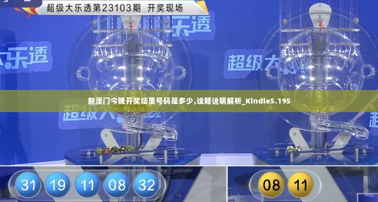 新澳门今晚开奖结果号码是多少,诠释说明解析_Kindle5.195