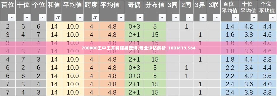 788888王中王开奖结果查询,专业评估解析_10DM19.564