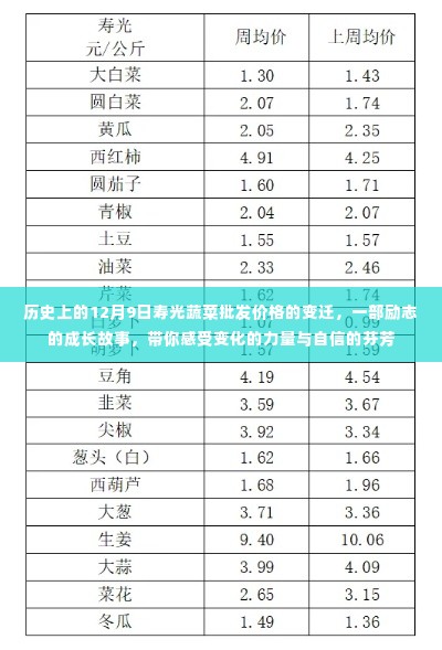 寿光蔬菜批发价格变迁,感受变化的力量与自信的芬芳