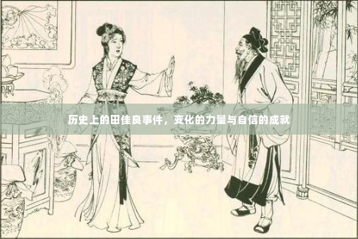 田佳良事件,变化的力量与自信的成就回顾