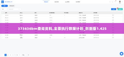 373636bm查询资料,全面执行数据计划_创新版1.425