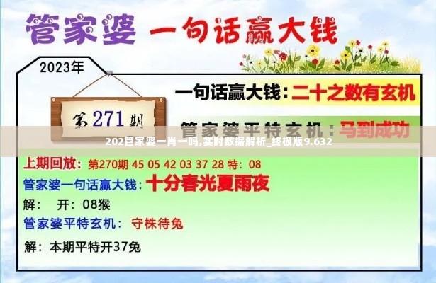202管家婆一肖一吗,实时数据解析_终极版9.632