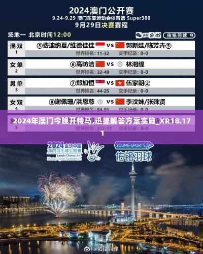 2024年澳门今晚开特马,迅捷解答方案实施_XR18.171