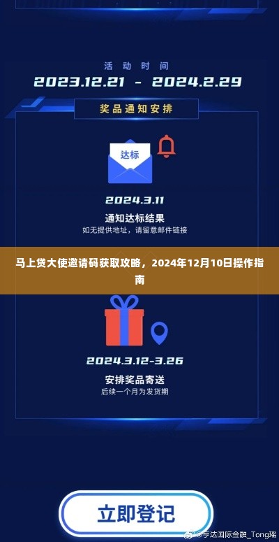 马上贷大使邀请码获取攻略操作指南,警惕违法犯罪风险,2024年最新指南