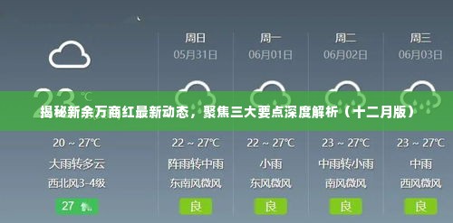 揭秘新余万商红最新动态深度解析(三大要点聚焦版)十二月更新情报