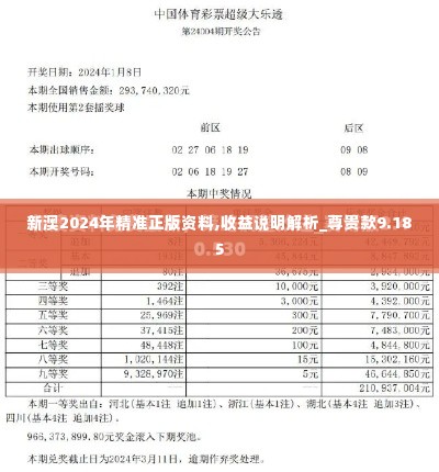 新澳2024年精准正版资料,收益说明解析_尊贵款9.185