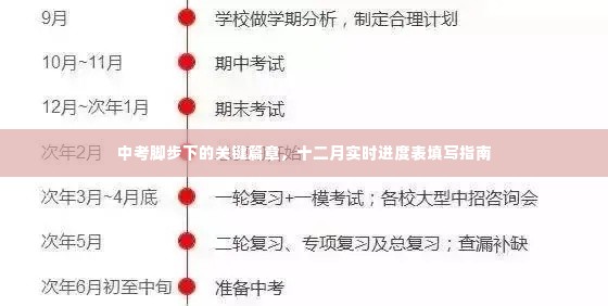 中考关键篇章,十二月实时进度表填写指南