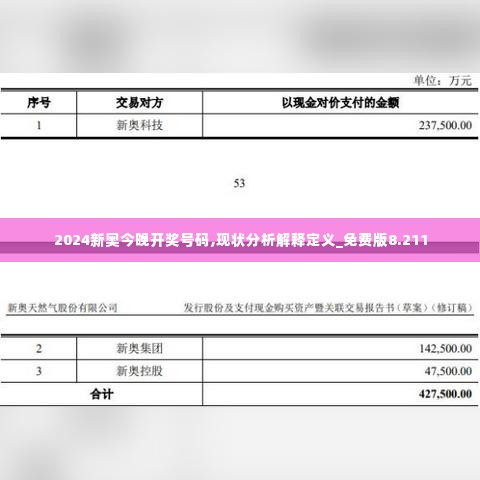 2024新奥今晚开奖号码,现状分析解释定义_免费版8.211