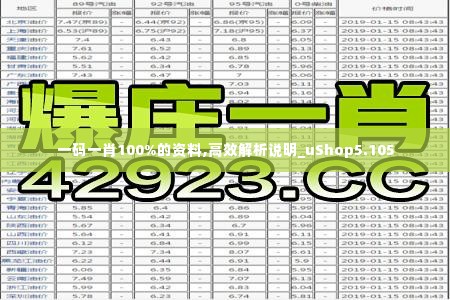 一码一肖100%的资料,高效解析说明_uShop5.105