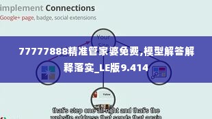 77777888精准管家婆免费,模型解答解释落实_LE版9.414