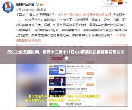 十二月十八日QQ群实时投票背后的历史时刻与故事回顾