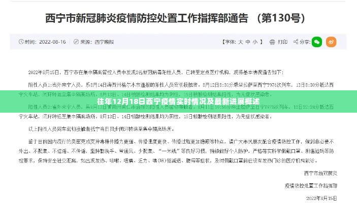西宁疫情实时情况及最新进展概述,往年12月18日回顾