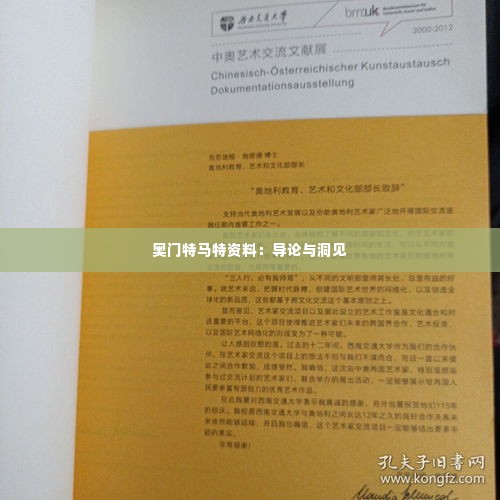 奥门特马特资料:导论与洞见