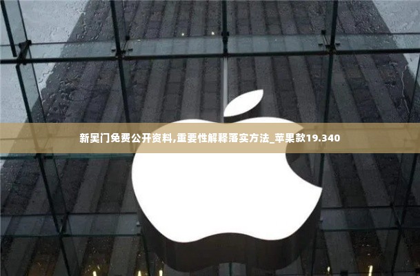 新奥门免费公开资料,重要性解释落实方法_苹果款19.340
