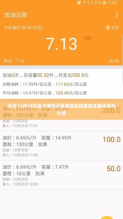油卡使用记录实时查询系统全面评测与介绍,以12月18日为观察点