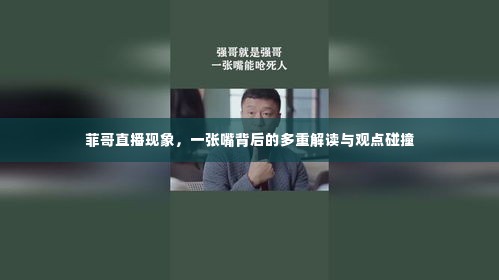 菲哥直播现象深度探讨,多重解读与观点碰撞的背后真相