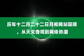 历年十二月二十二日月相网站回顾,天文奇观与互联网热潮的交融之旅