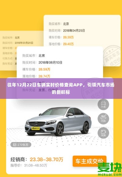 汽车市场新航标,往年12月22日车辆实时价格查询APP引领潮流