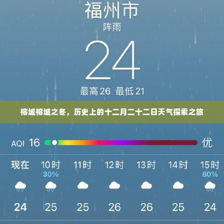 榕城冬韵,历史上的十二月二十二日天气探秘之旅