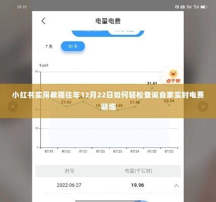 小红书实用教程,轻松查询往年电费明细,掌握自家实时电费信息