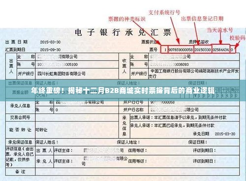 揭秘年终B2B商城实时票据背后的商业逻辑重磅揭秘!